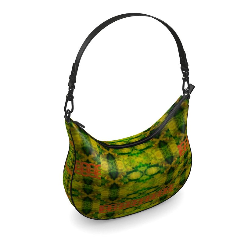 Curve Hobo Bag in Leather "The Lamont"  (Chain Collection) RJSTH@FABRIC#3  River Jade Smithy RJS River Jade Smithy
