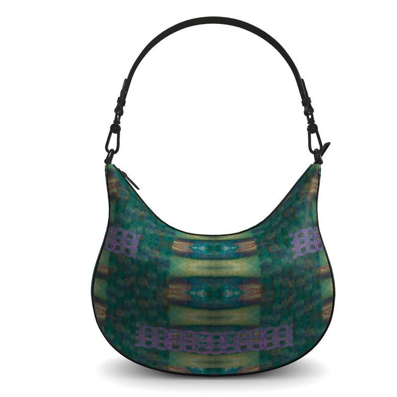 Curve Hobo Bag in Leather "The Lamont"  (Chain Collection) RJSTH@FABRIC#4  River Jade Smithy RJS River Jade Smithy