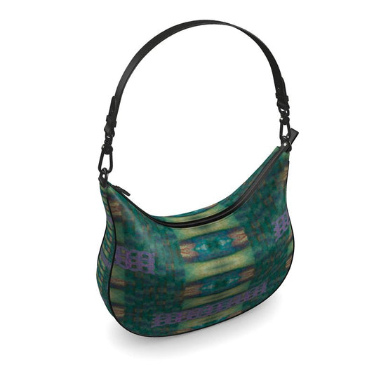 Curve Hobo Bag in Leather "The Lamont"  (Chain Collection) RJSTH@FABRIC#4  River Jade Smithy RJS River Jade Smithy