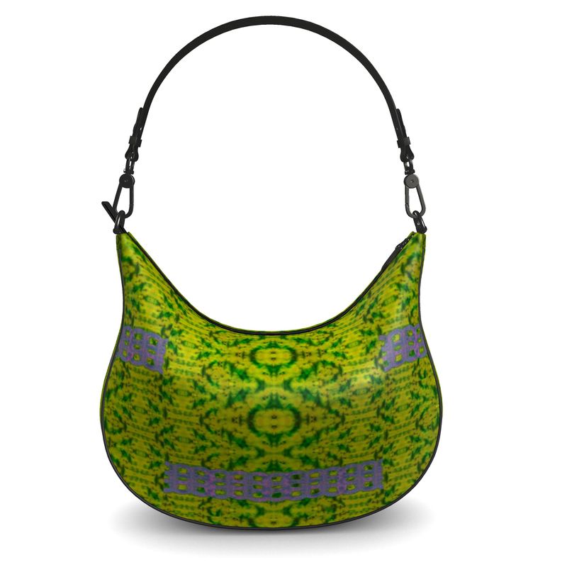 Curve Hobo Bag in Leather "The Lamont"  (Chain Collection) RJSTH@FABRIC#5  River Jade Smithy RJS River Jade Smithy