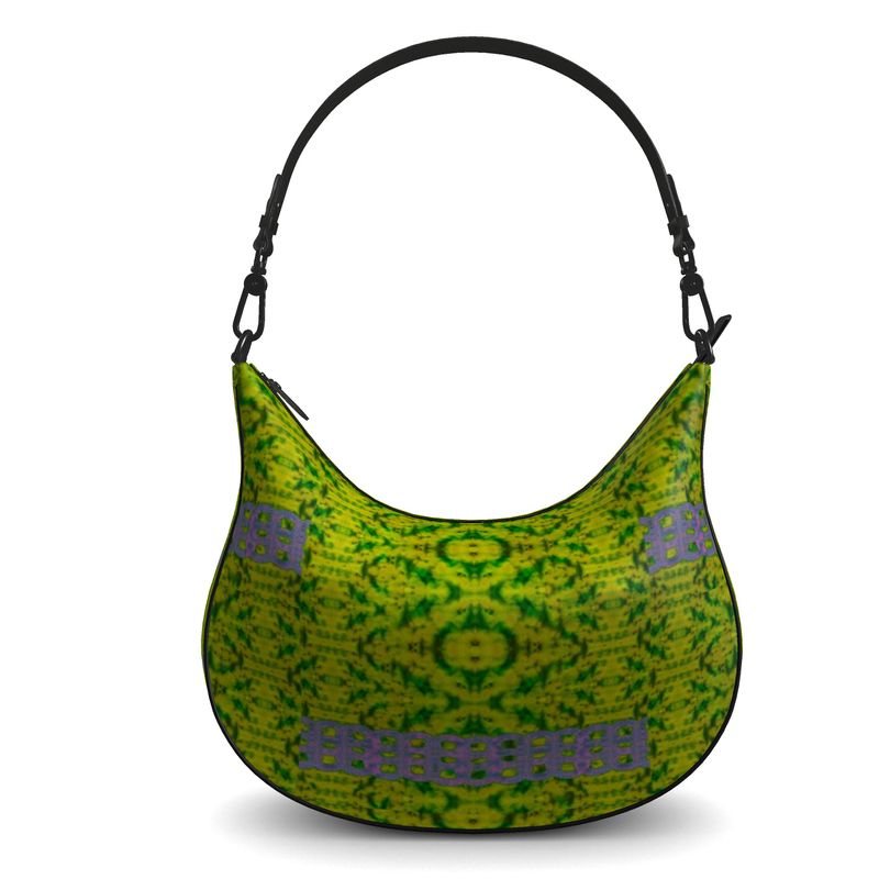 Curve Hobo Bag in Leather "The Lamont"  (Chain Collection) RJSTH@FABRIC#5  River Jade Smithy RJS River Jade Smithy