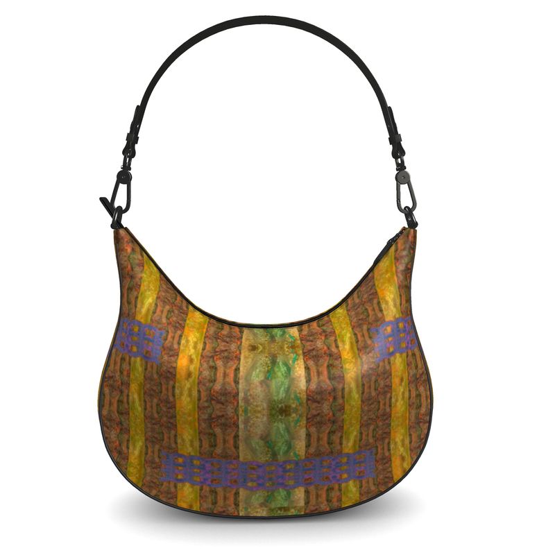 Curve Hobo Bag in Leather "The Lamont"  (Chain Collection) RJSTH@FABRIC#6  River Jade Smithy RJS River Jade Smithy