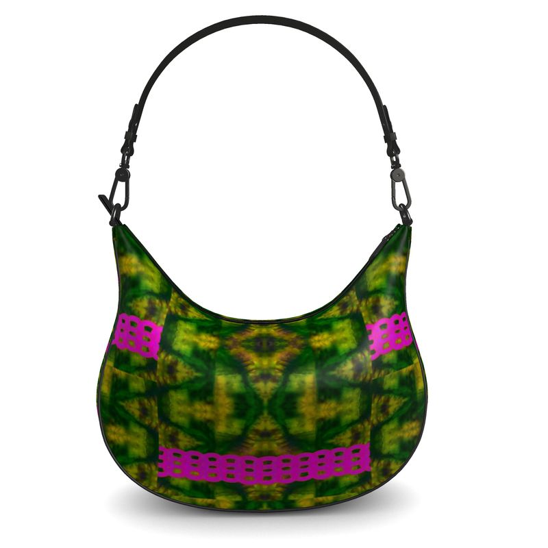 Curve Hobo Bag in Leather "The Lamont"  (Chain Collection) RJSTH@FABRIC#7  River Jade Smithy RJS River Jade Smithy