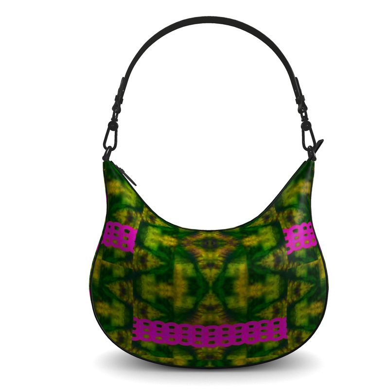 Curve Hobo Bag in Leather "The Lamont"  (Chain Collection) RJSTH@FABRIC#7  River Jade Smithy RJS River Jade Smithy