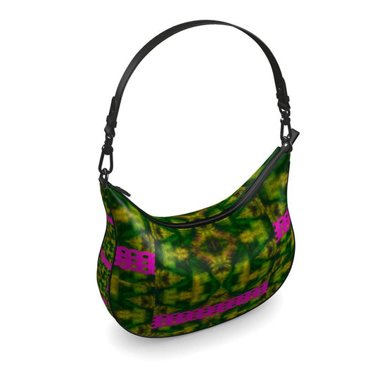 Curve Hobo Bag in Leather "The Lamont"  (Chain Collection) RJSTH@FABRIC#7  River Jade Smithy RJS River Jade Smithy