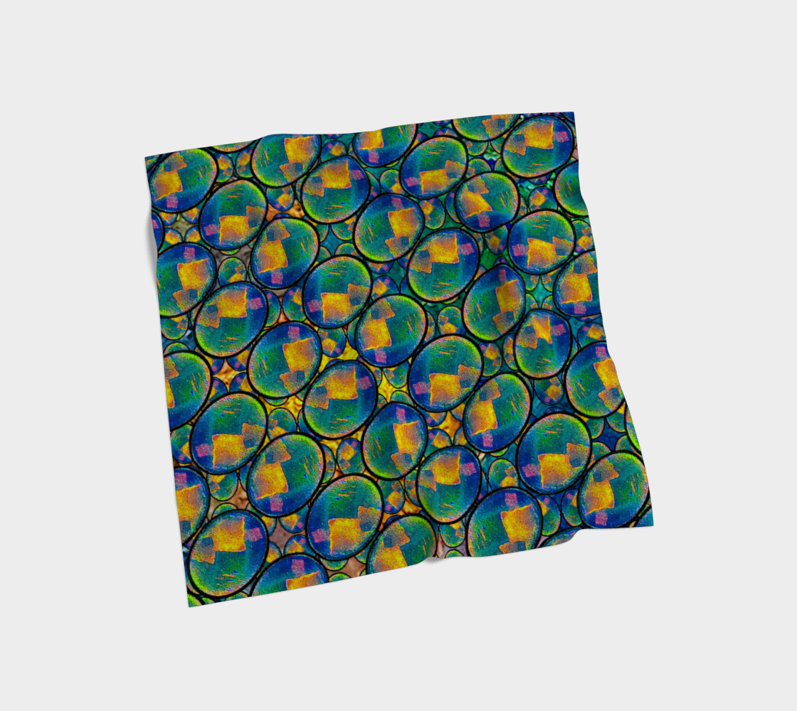 Silk Art Scarf (Vitta Serica Artis)(Opal Skies Cantus Primus) RJSTHW2026 RJS