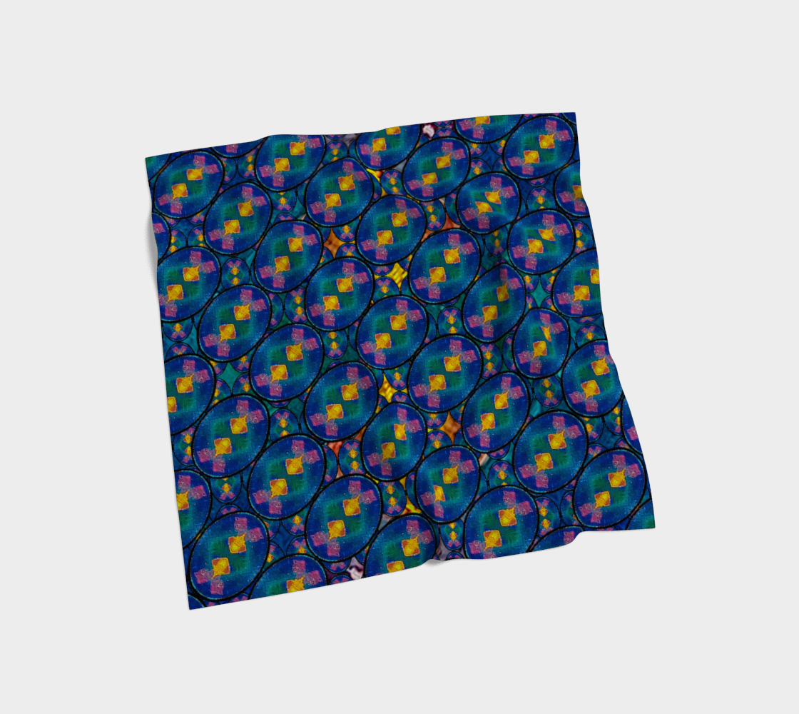 Silk Art Scarf (Vitta Serica Artis)(Opal Skies Cantus Primus) RJSTHW2026 RJS