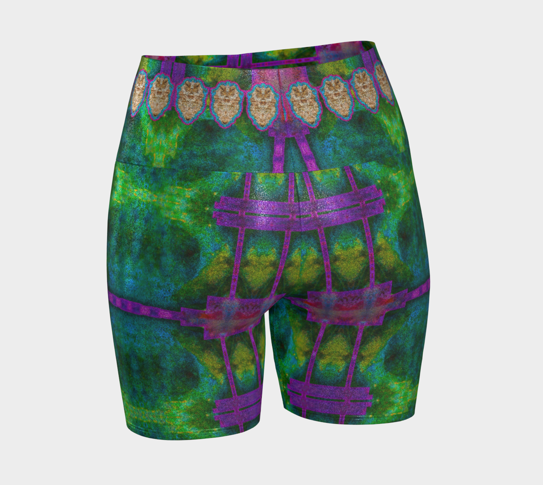 Glitter Yoga Shorts (Muliebris/Virilis)(Chrysalis Cohort) RJSTH@Fabric#11 RJSTHs2024 RJS