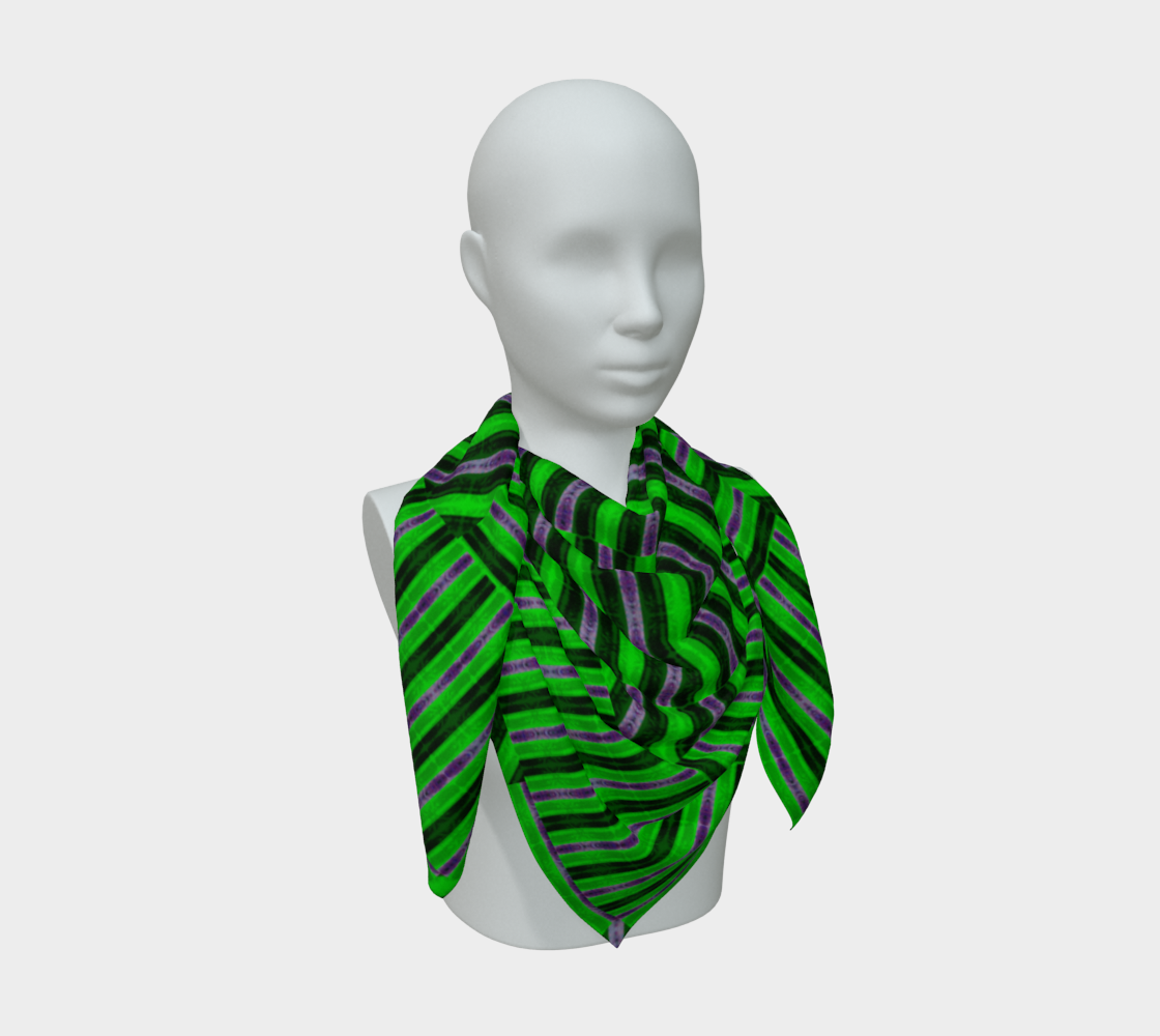 Silk Art Scarf (Vitta Serica Artis)(Rind Links Purple Logo) RJSTH@Fabric#4 RJSTHW2026 RJS