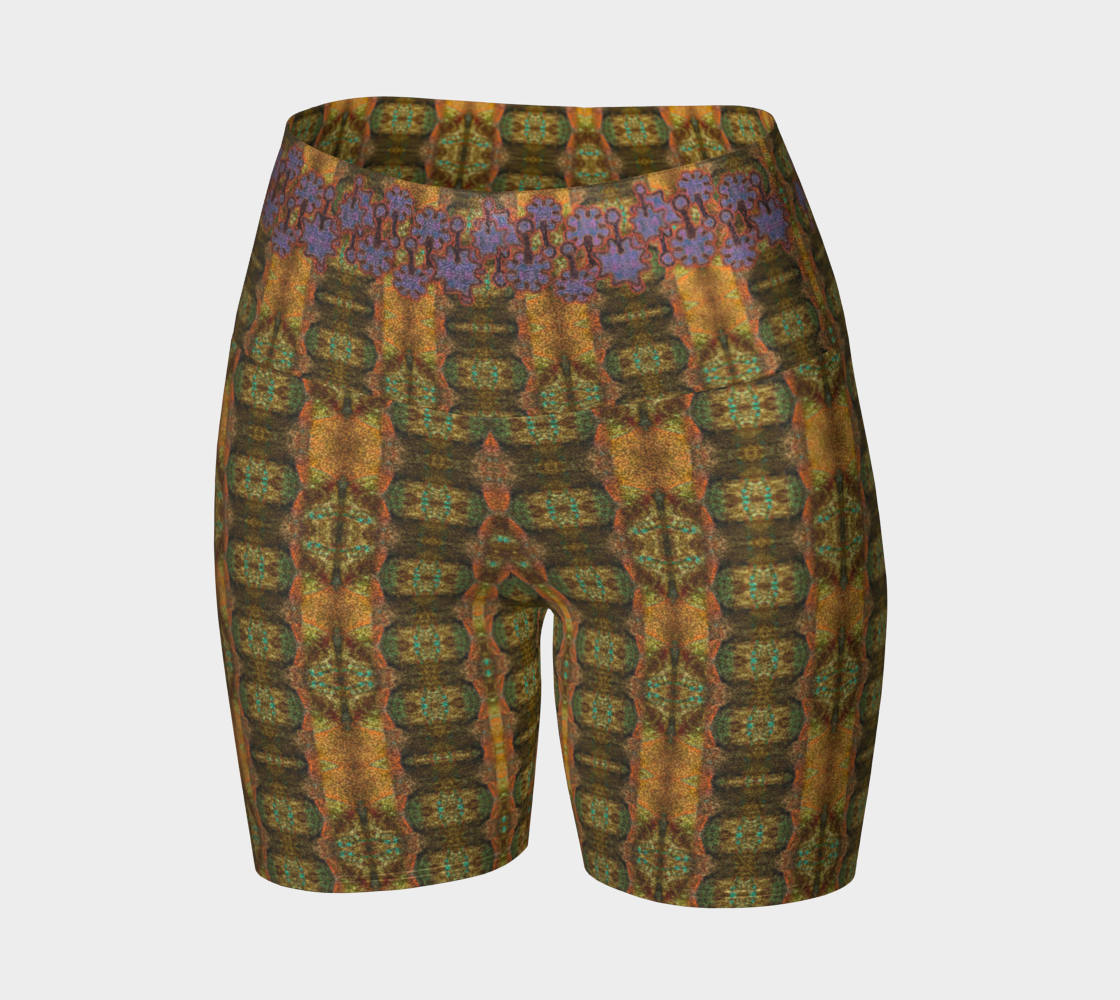 Glitter Yoga Shorts (Muliebris/Virilis)(Grail Night Flower) RJSTH@Fabric#6 RJSTHW2024 RJS