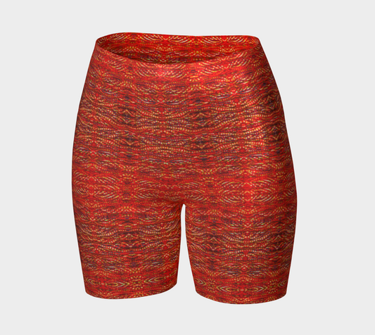 Glitter Yoga Shorts (Muliebris/Virilis)(Grail Hearth Core Orange Logo@Alchemic) RJSTHW2024 RJS