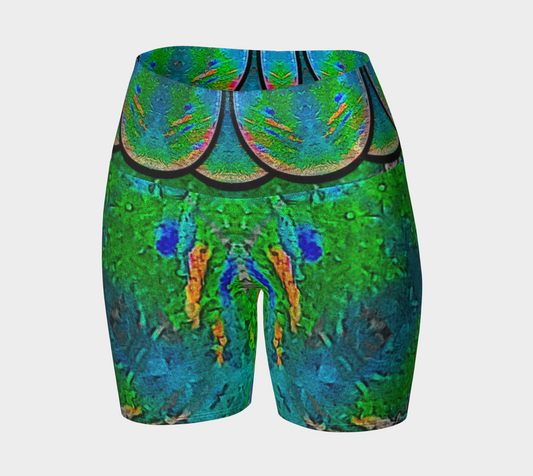 Glitter Yoga Shorts (Muliebris/Virilis)(Opal Skies Cantus Primus) RJSTHs2024 RJS