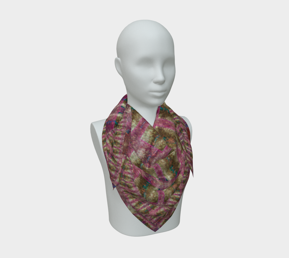 Silk Art Scarf (Vitta Serica Artis)(RJSTH@Fabric#6/Pink) RJSTHW2026 RJS