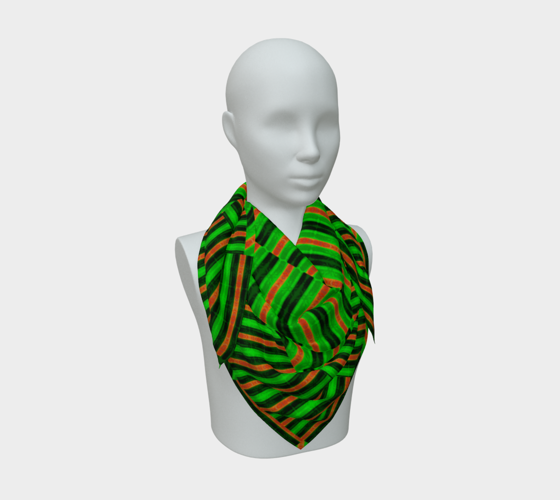 Silk Art Scarf (Vitta Serica Artis)(Rind Links Orange Logo) RJSTH@Fabric#2 RJSTHW2026 RJS