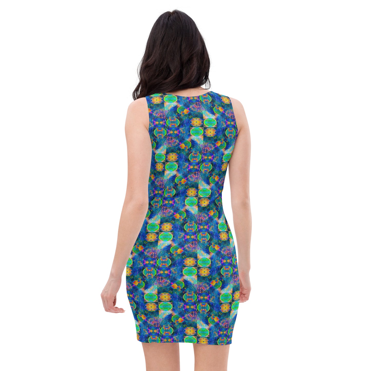 Fitted Sleeveless Bodycon Dress (Her/Muliebris))(Opal Skies Cantus Primus) RJSTHS2024 RJS