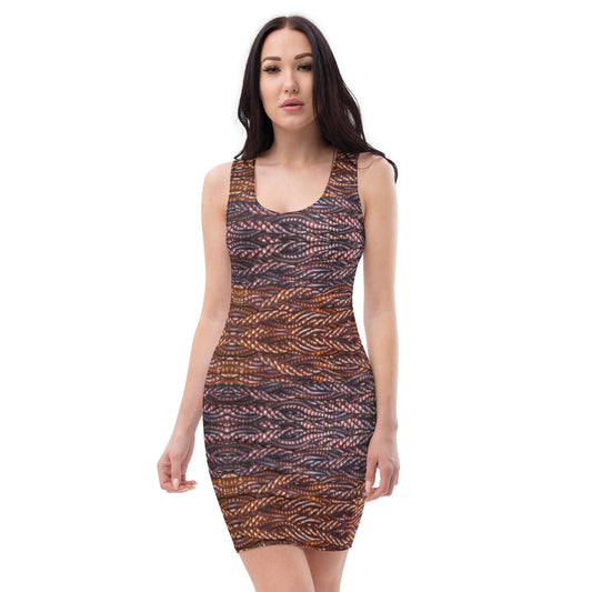 Fitted Sleeveless Dress (Her/They)(Grail Hearth Core Copper Fabric) RJSTHS2022 RJS
