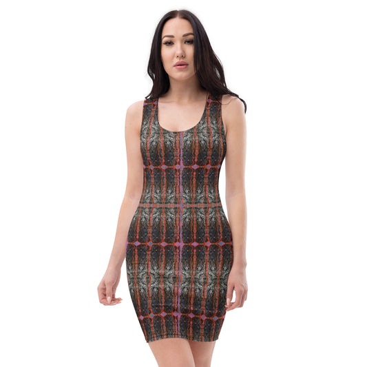 Fitted Sleeveless Bodycon Dress (Her/Muliebris)(Rind#6 Tree Link) RJSTH@Fabric#6 RJSTHW2021 RJS