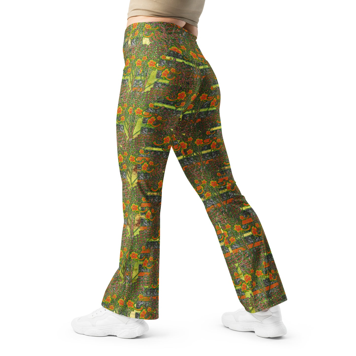 Flare Leggings (Her/Muliebris)(Tree Link WindSong Flower) RJSTH@Fabric#2 RJSTHW2024 RJS