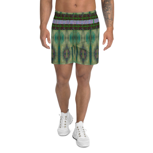 Athletic Long Shorts (His/They) (Tree Link Stripe) RJSTH@Fabric#4 RJSTHS2021 RJS