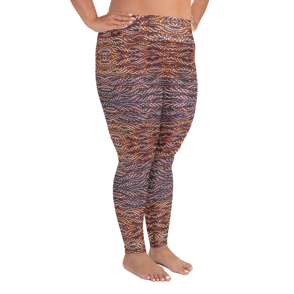 Leggings (Plus Size)(Grail Hearth Core Copper Fabric) RJSTHw2023 RJS  