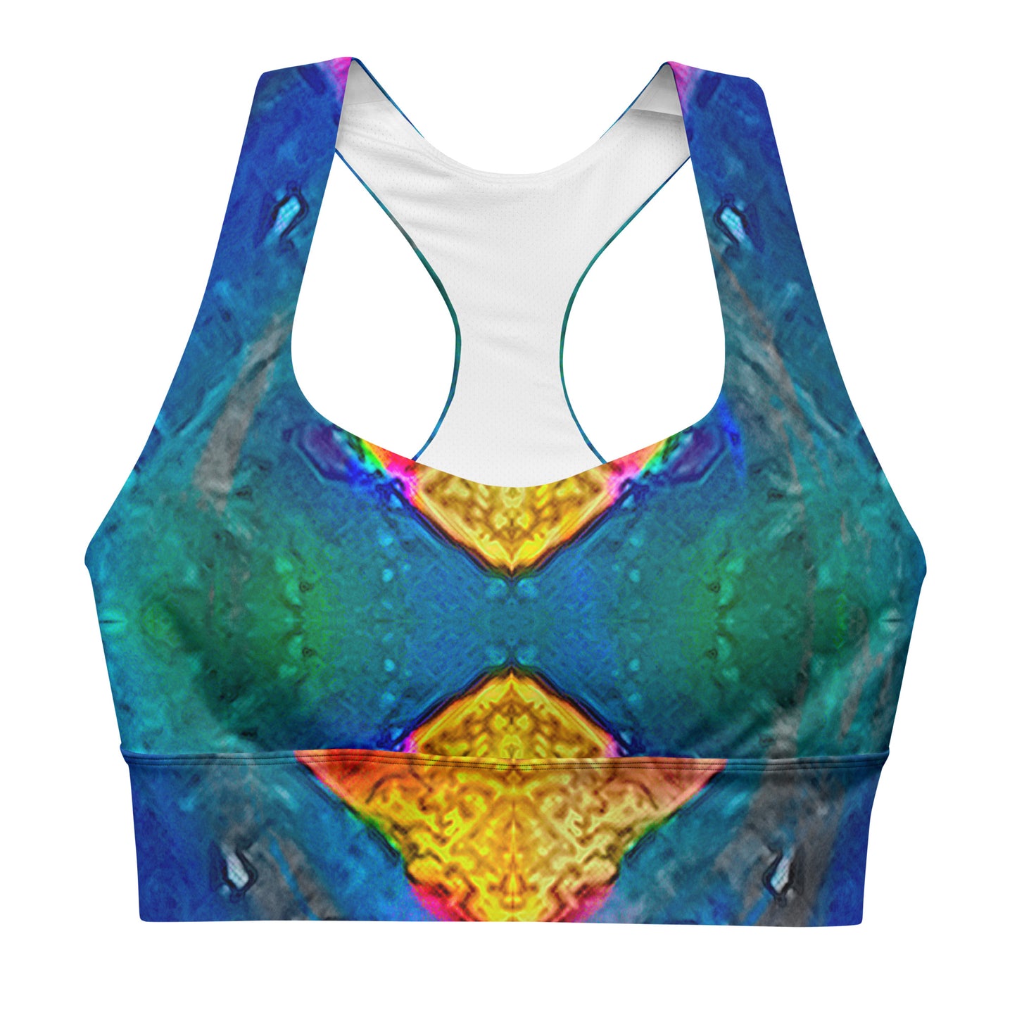 Longline Sports Bra (Her/Muliebris)(Opal Skies Cantus Primus) RJSTHs2024 RJS