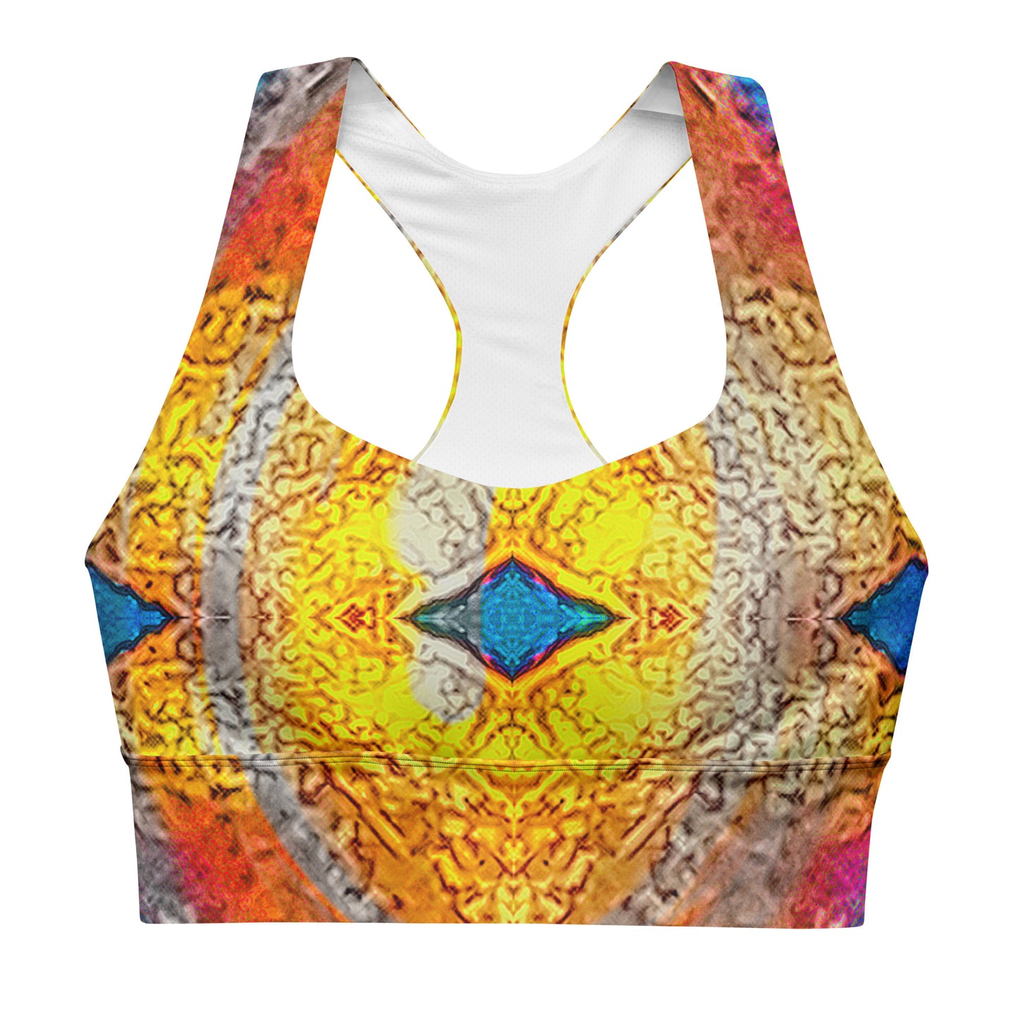 Longline Sports Bra (Her/Muliebris)(Opal Skies Cantus Primus) RJSTHs2024 RJS