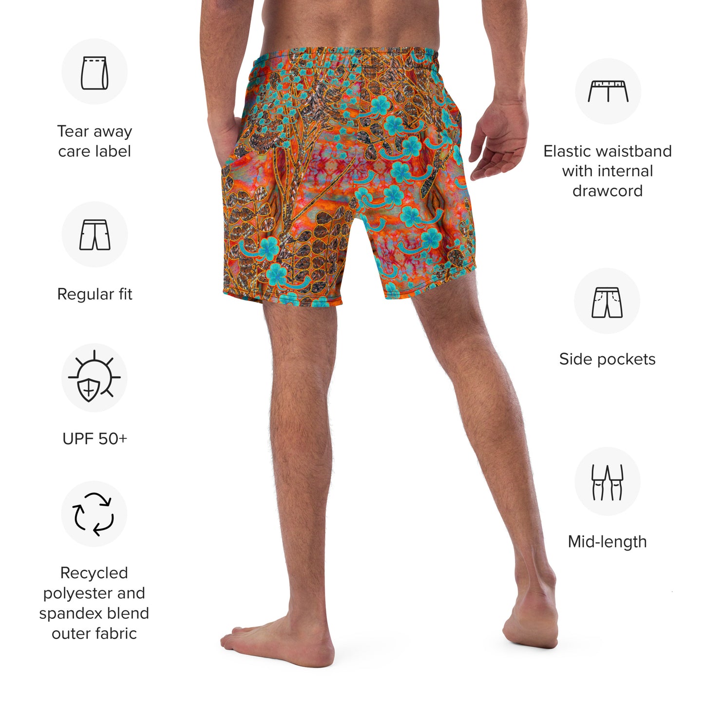 Swim Trunks (Virilis)(WindSong Flower) RJSTH@Fabric#12 RJSTHS2023 RJS