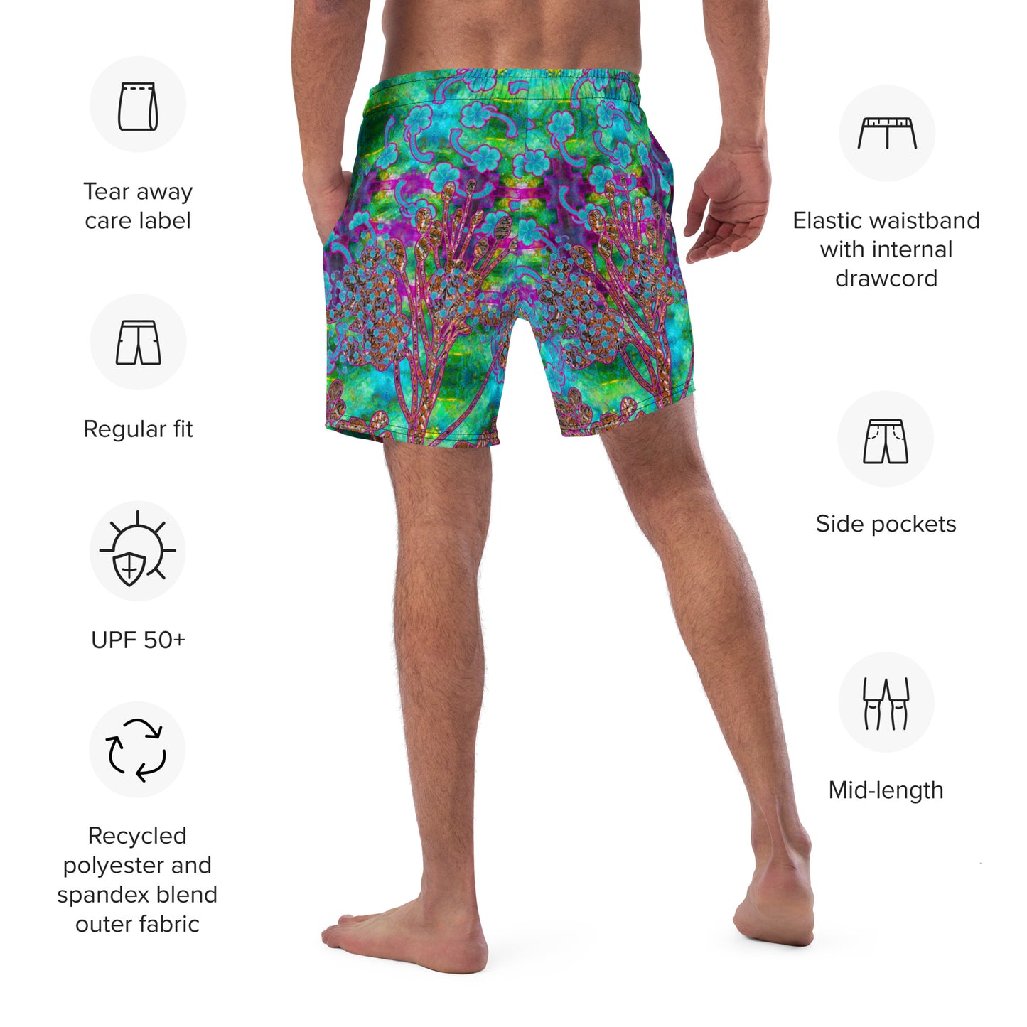 Swim Trunks (Virilis)(WindSong Flower) RJSTH@Fabric#11 RJSTHS2023 RJS