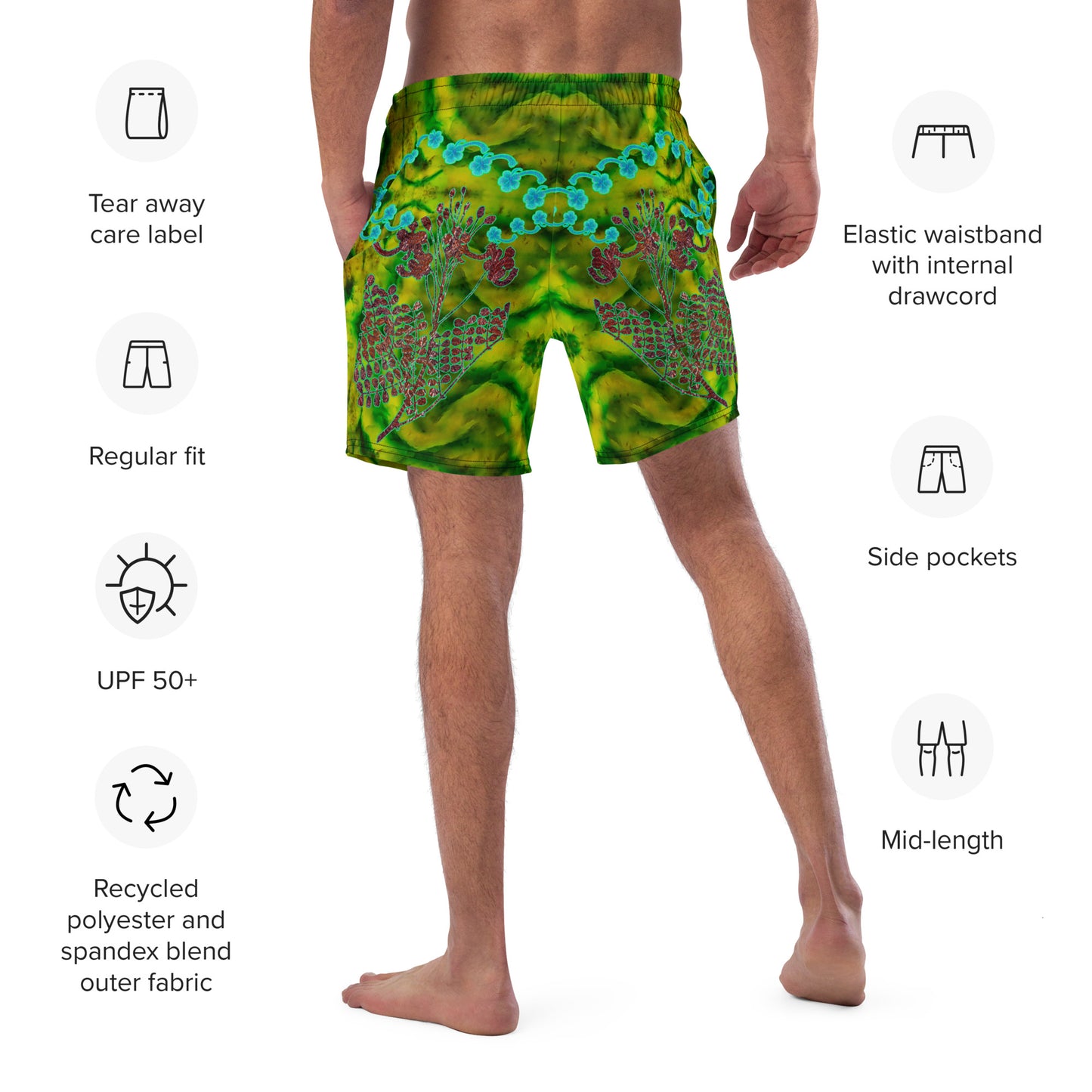 Swim Trunks (Virilis)(WindSong Flower) RJSTH@Fabric#10 RJSTHS2023 RJS