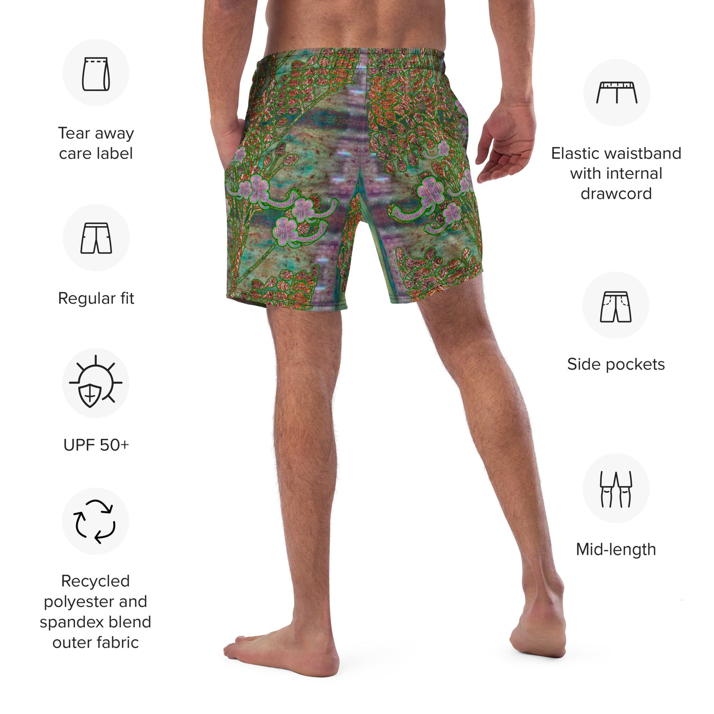 Swim Trunks (Virilis)(WindSong Flower) RJSTH@Fabric#4 RJSTHS2023 RJS