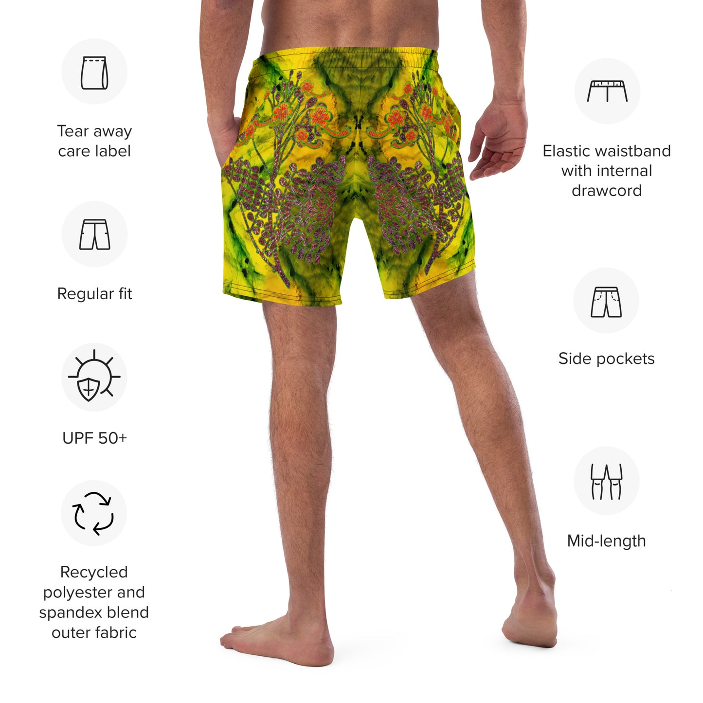 Swim Trunks (Virilis)(WindSong Flower) RJSTH@Fabric#1 RJSTHS2023 RJS