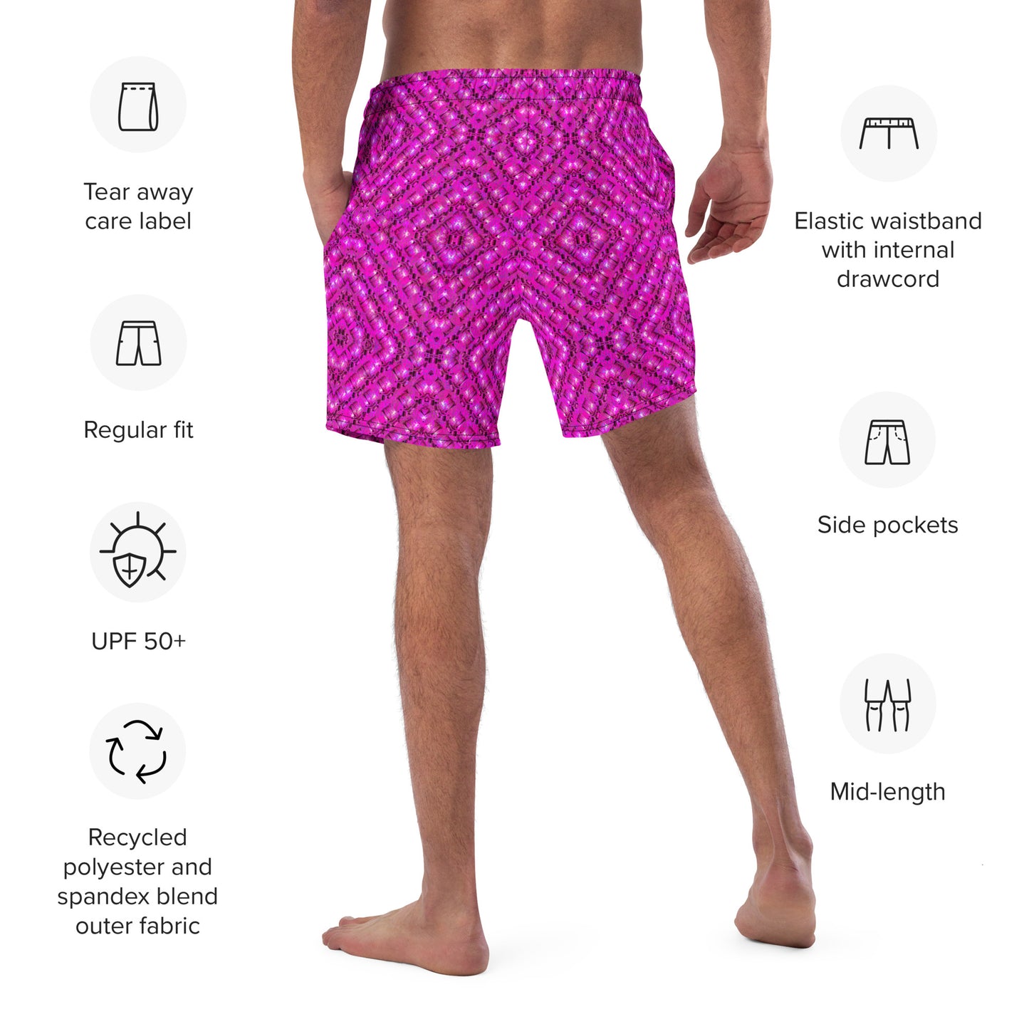 Swim Trunks (Virilis)(Sugar Stick Twirl {Elder Gift} Pink Logo@Alchemic) RJSTHS2023 RJS