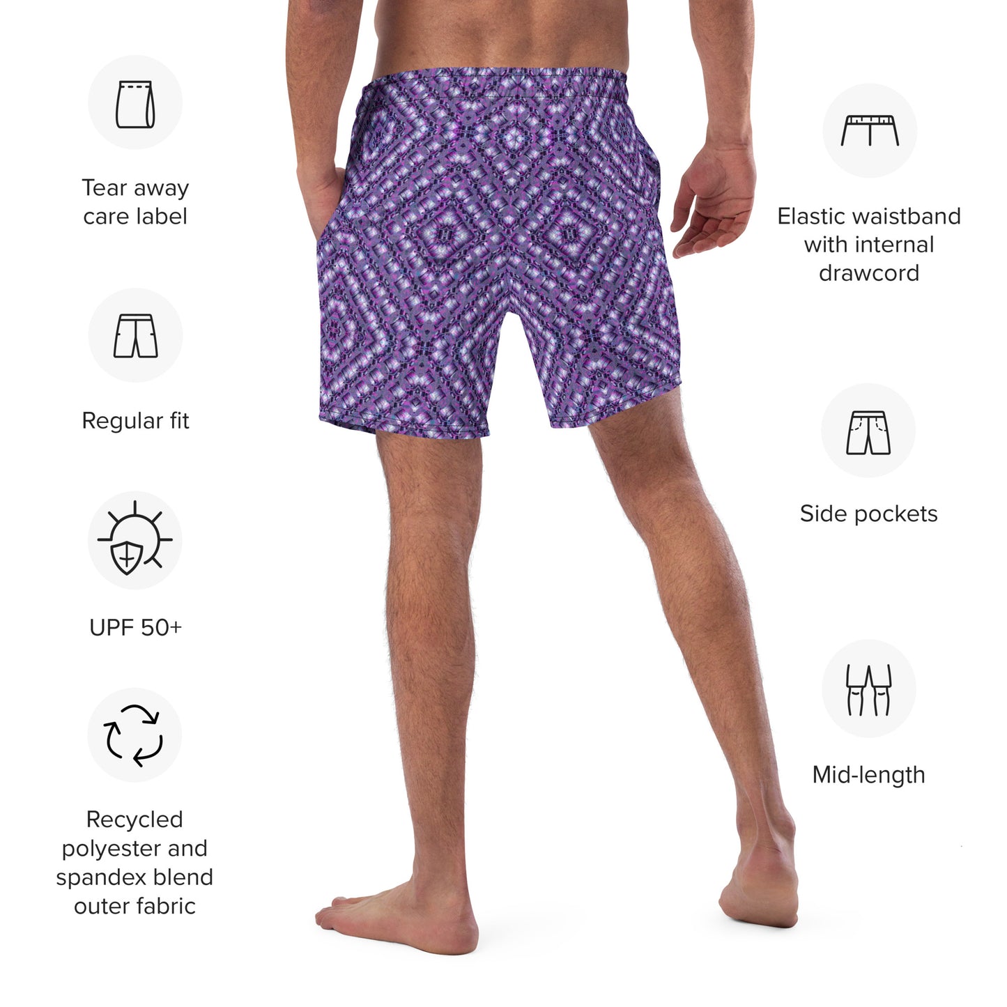 Swim Trunks (Virilis)(Sugar Stick Twirl {Elder Gift} Purple Logo@Alchemic) RJSTH@S2023 RJS