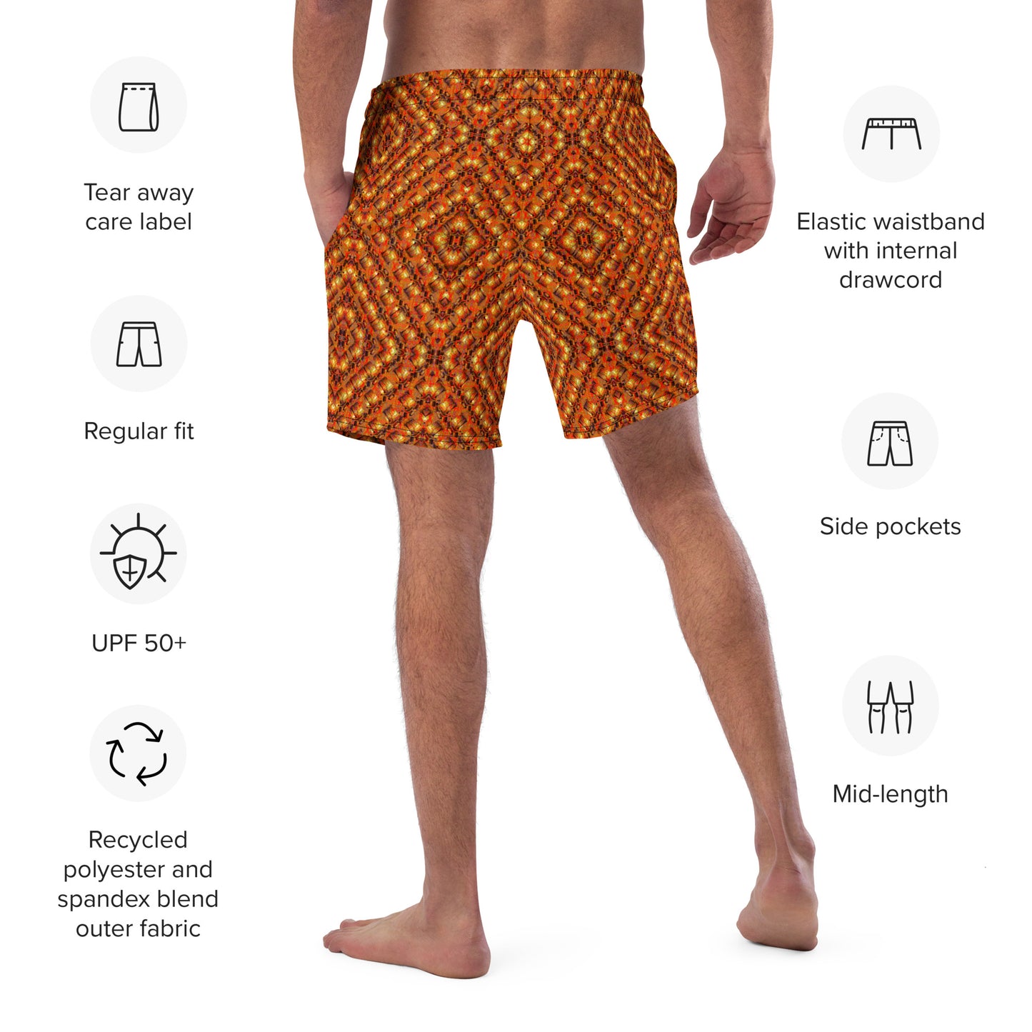 Swim Trunks (Virilis)(Sugar Stick Twirl {Elder Gift} Orange Logo@Alchemic) RJSTHS2023 RJS