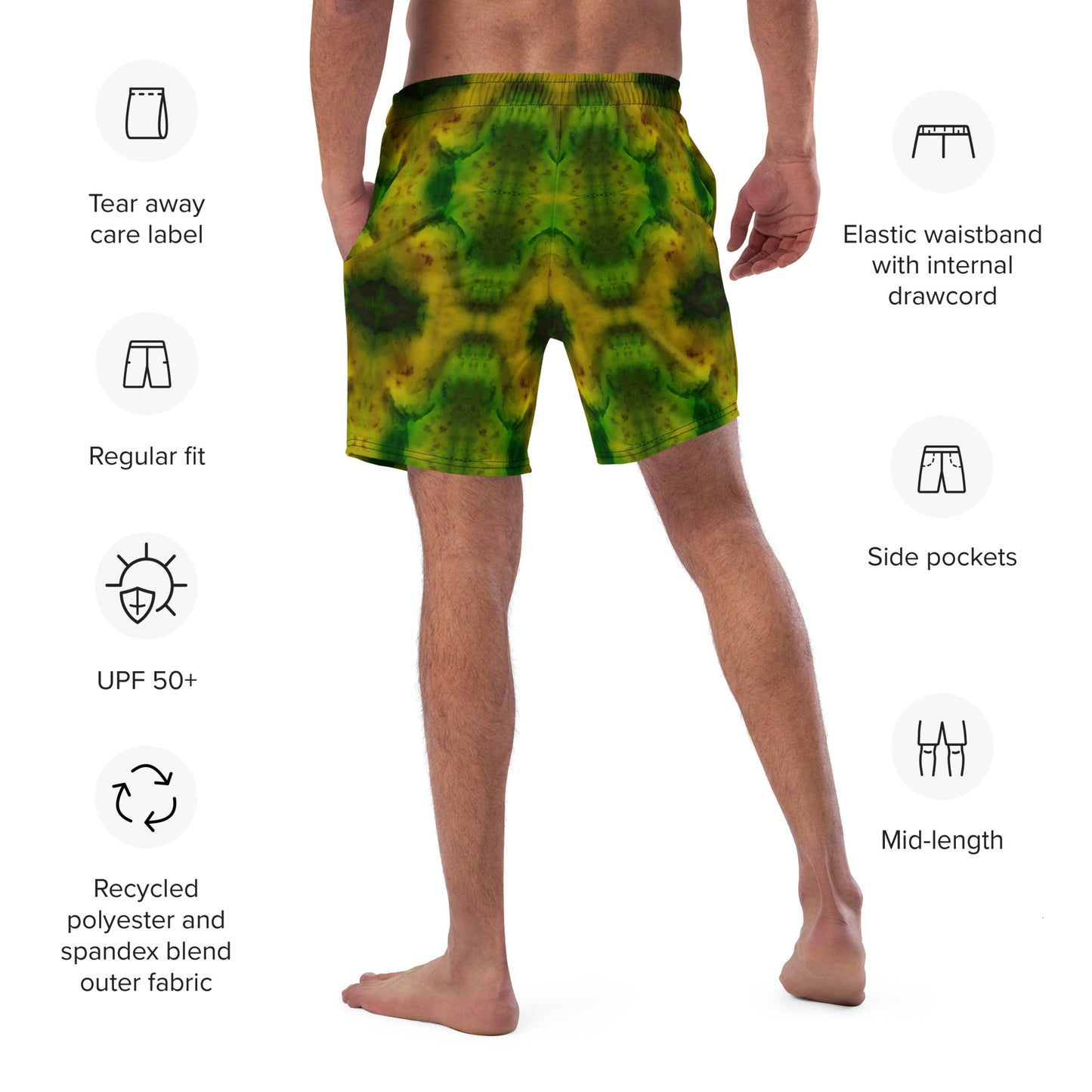 Swim Trunks (Virilis)(Purely Jade Light) RJSTHS2023 RJS