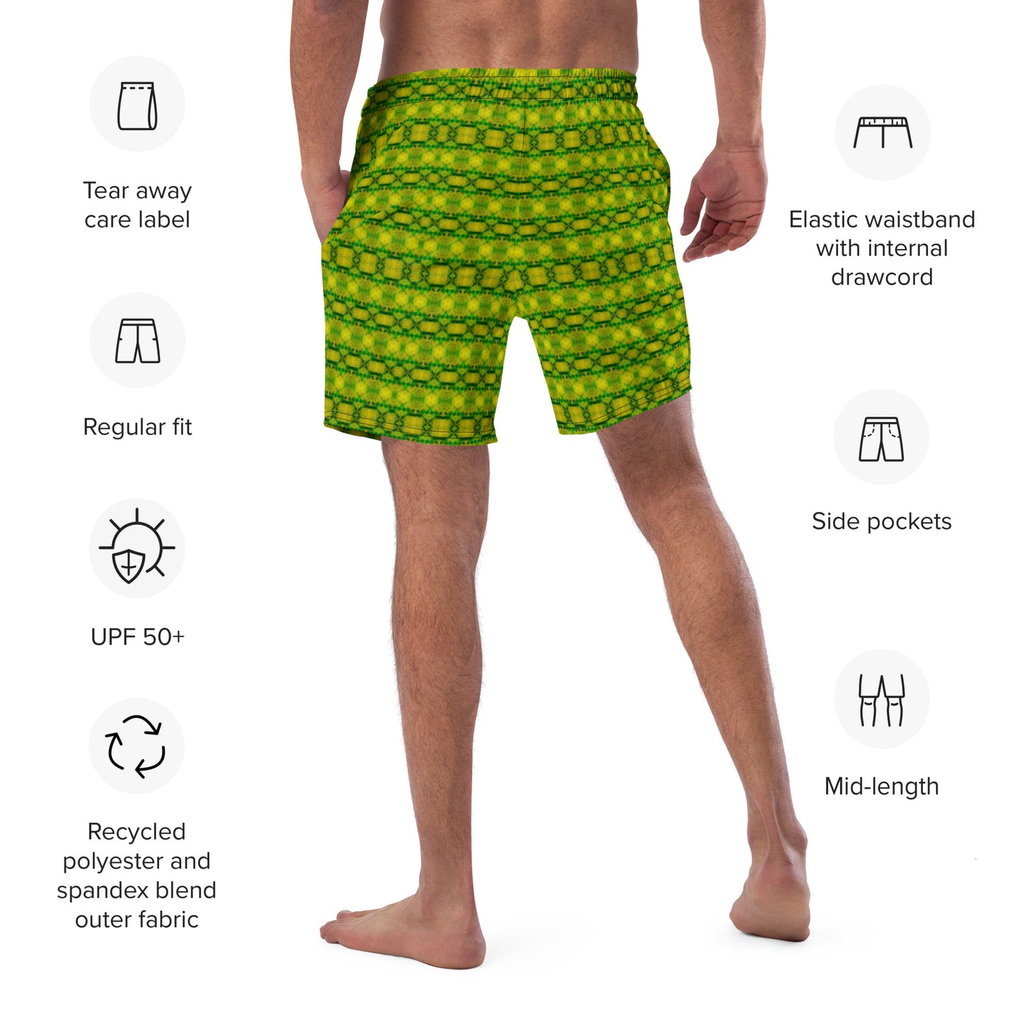 Swim Trunks (Virilis)(Purely Jade Light) RJSTHS2023 RJS