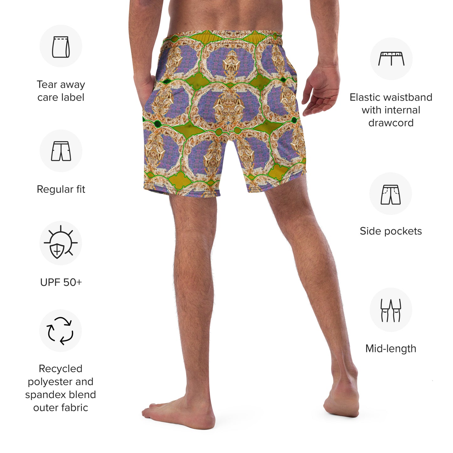 Swim Trunks (Virilis)(Ouroboros Smith Butterfly) RJSTH@Fabric#5 RJSTHS2023 RJS