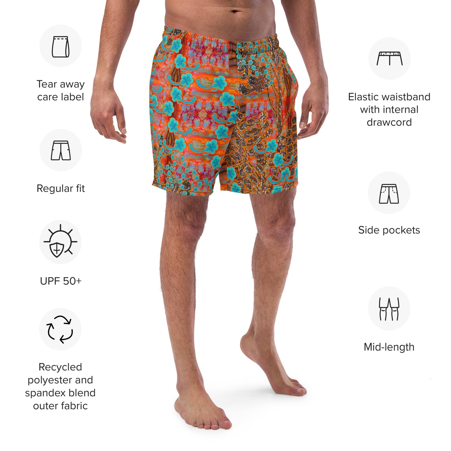 Swim Trunks (Virilis)(WindSong Flower) RJSTH@Fabric#12 RJSTHS2023 RJS