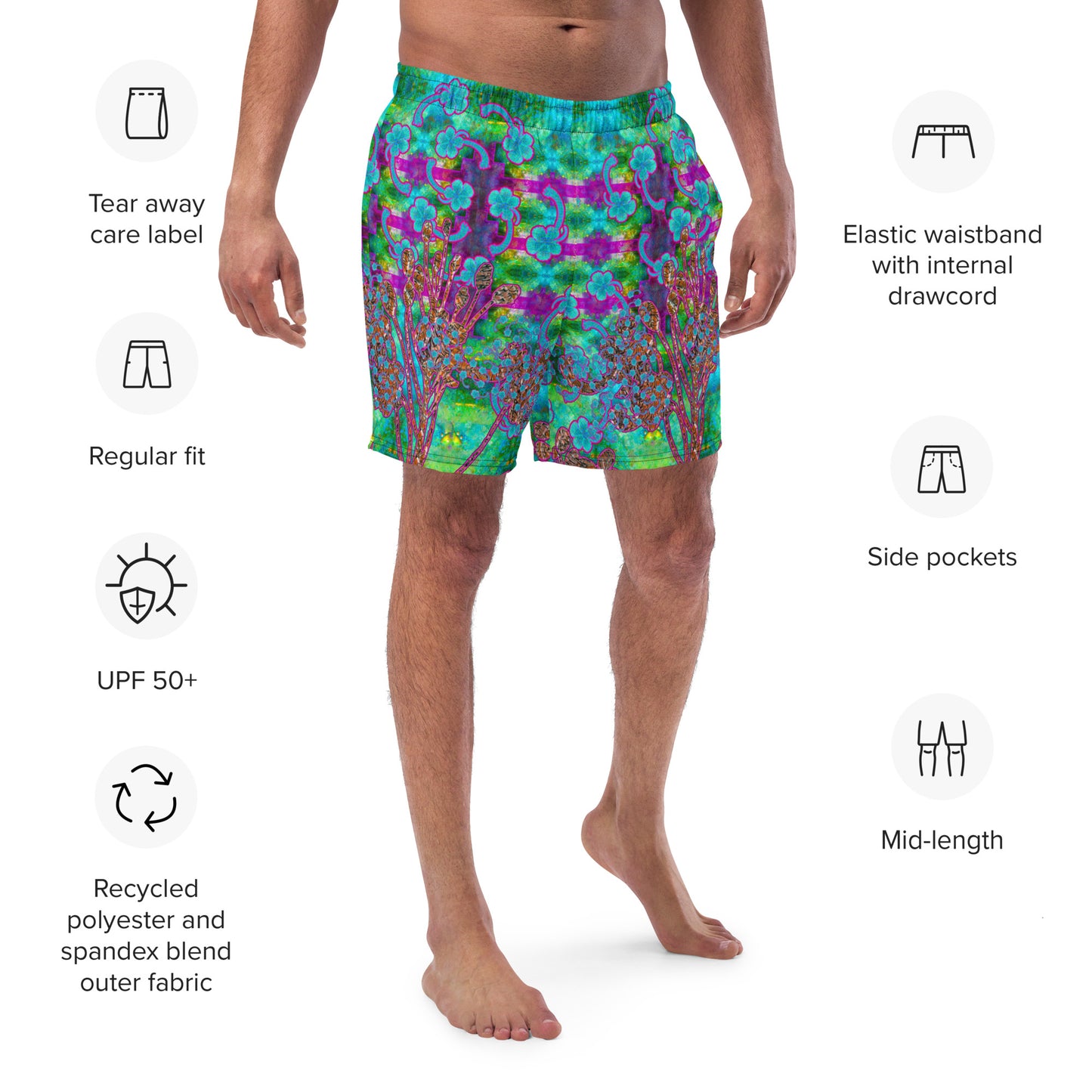 Swim Trunks (Virilis)(WindSong Flower) RJSTH@Fabric#11 RJSTHS2023 RJS