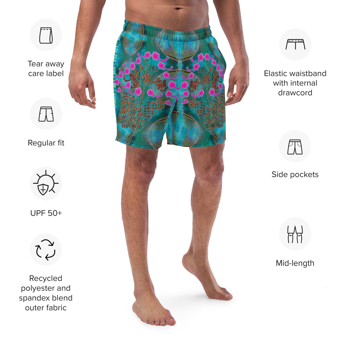 Swim Trunks (His/They)(WindSong Flower) RJSTH@Fabric#8 RJSTHS2023 RJS
