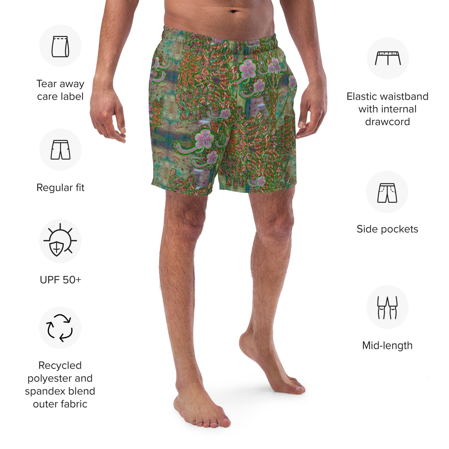 Swim Trunks (Virilis)(WindSong Flower) RJSTH@Fabric#4 RJSTHS2023 RJS