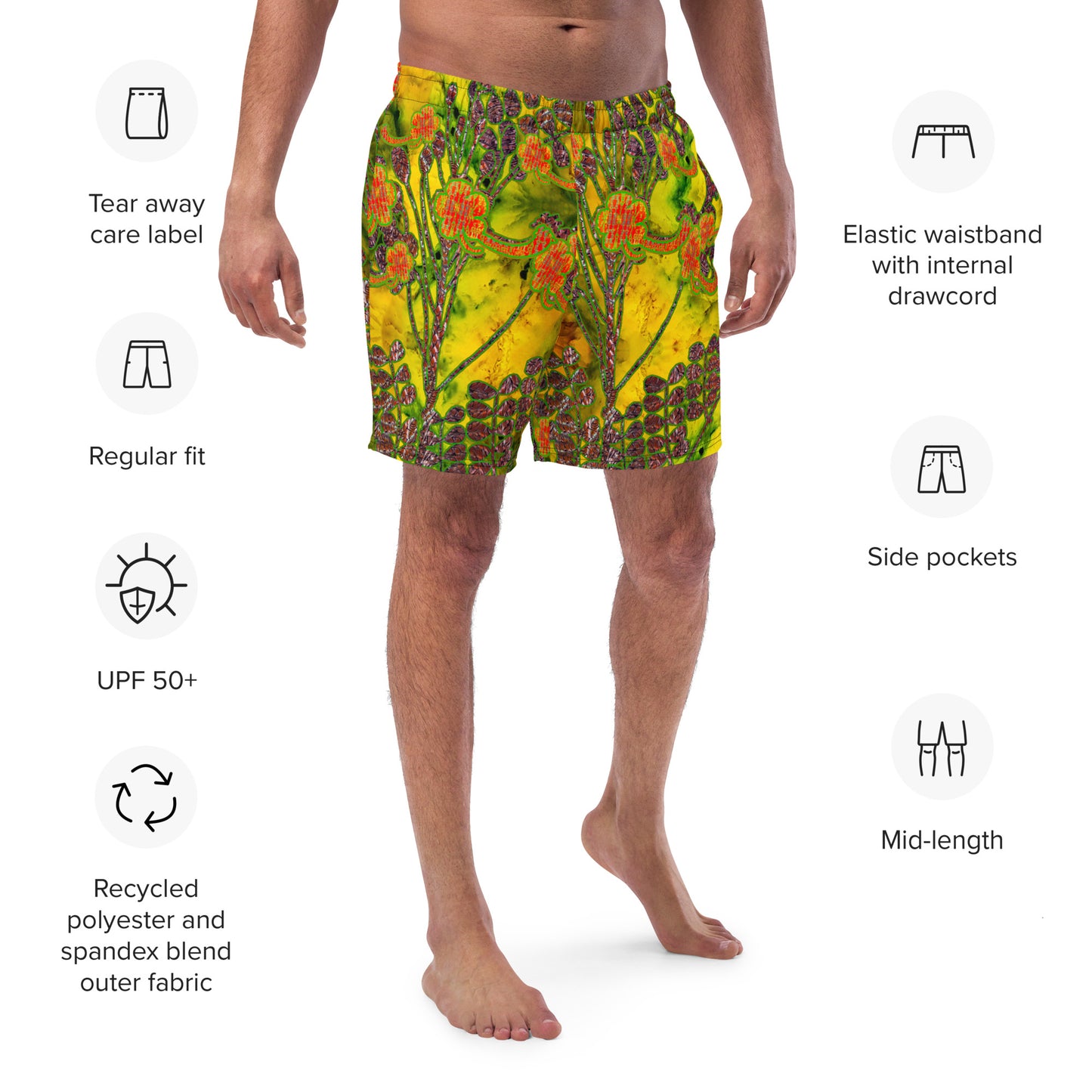 Swim Trunks (Virilis)(WindSong Flower) RJSTH@Fabric#1 RJSTHS2023 RJS