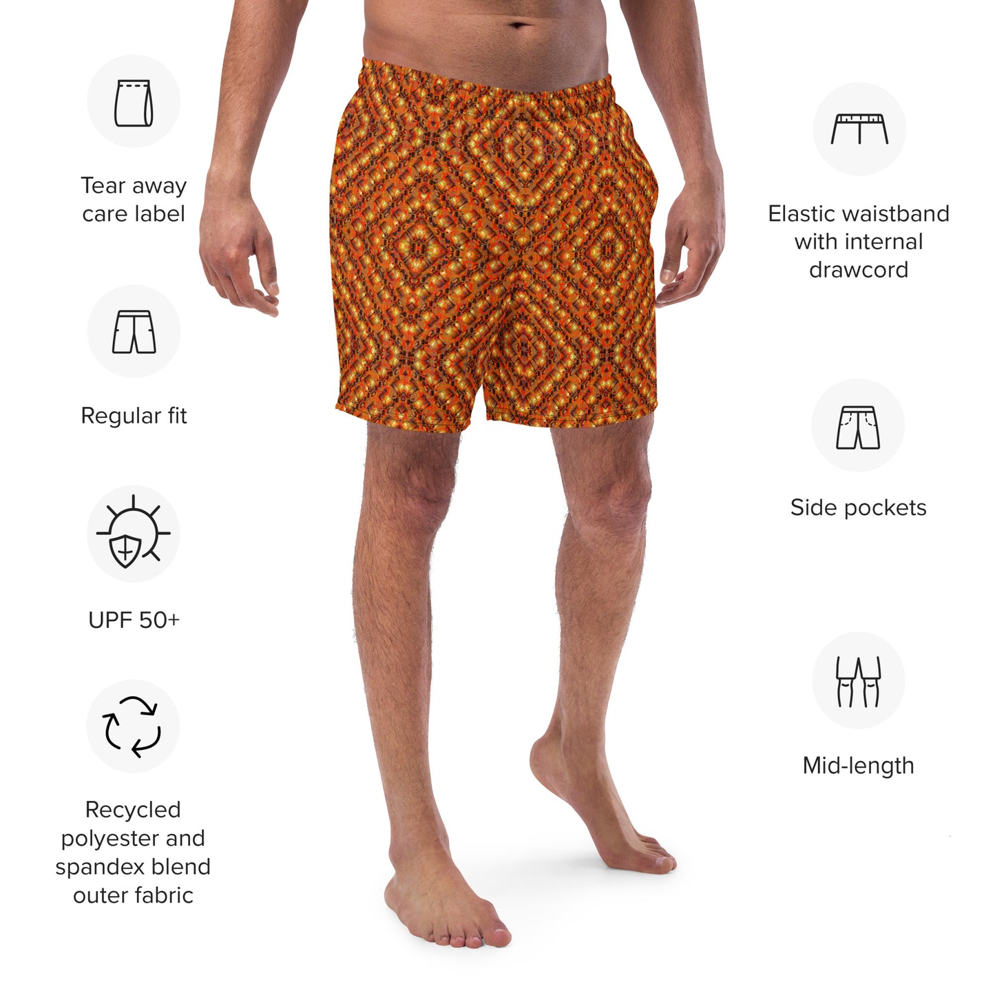 Swim Trunks (Virilis)(Sugar Stick Twirl {Elder Gift} Orange Logo@Alchemic) RJSTHS2023 RJS