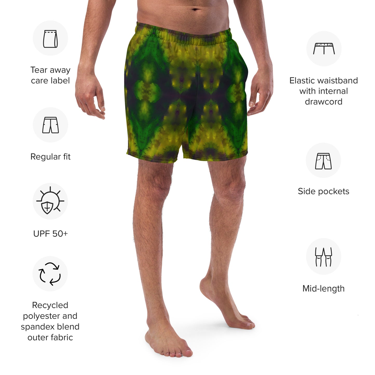 Swim Trunks (Virilis)(Purely Jade Light) RJSTHS2023 RJS