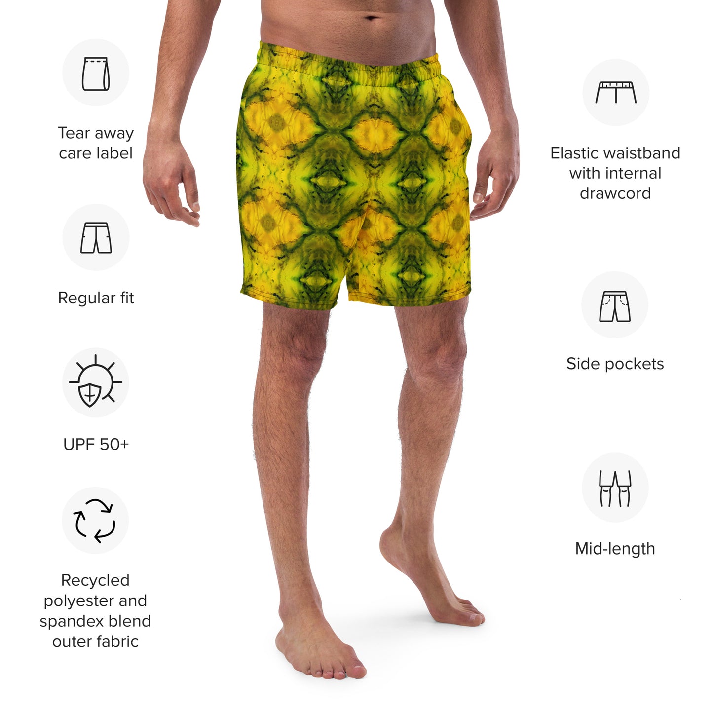 Swim Trunks (Virilis)(Purely Jade Light) RJSTHS2023 RJS