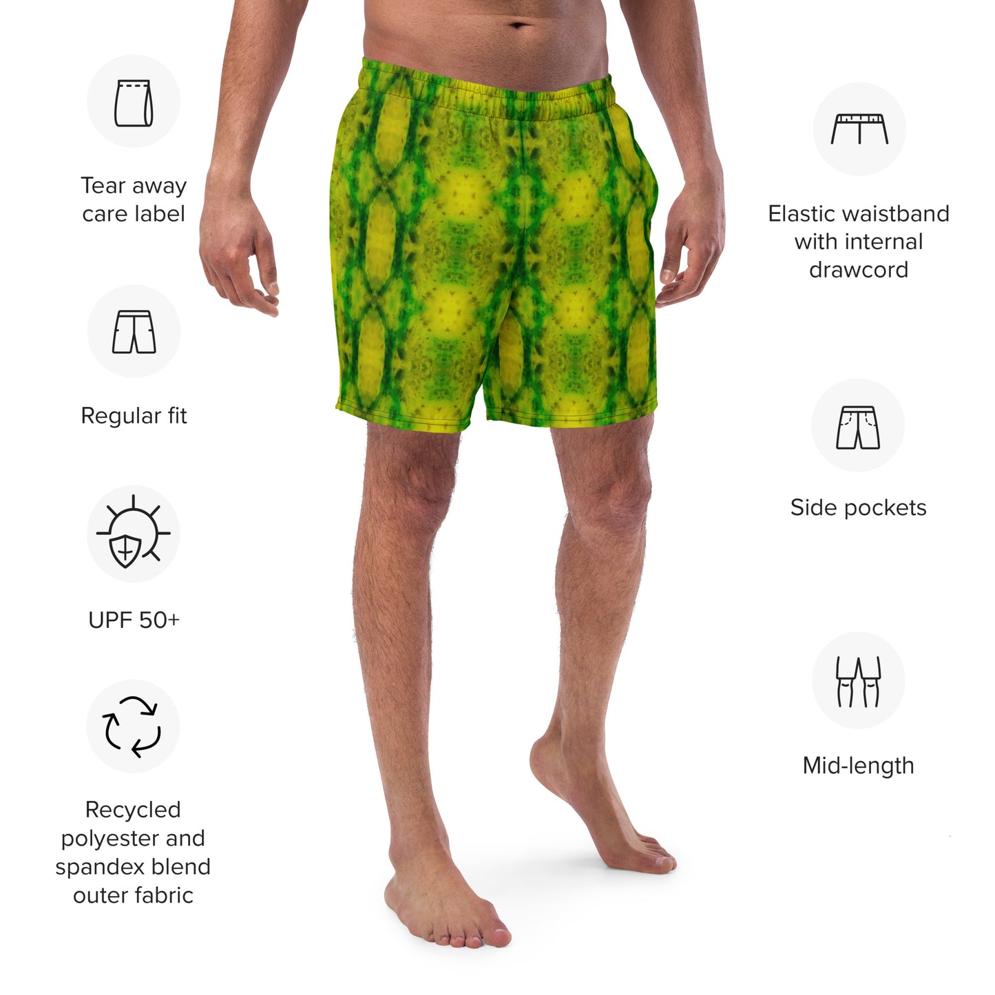 Swim Trunks (Virilis)(Purely Jade Light) RJSTHS2023 RJS