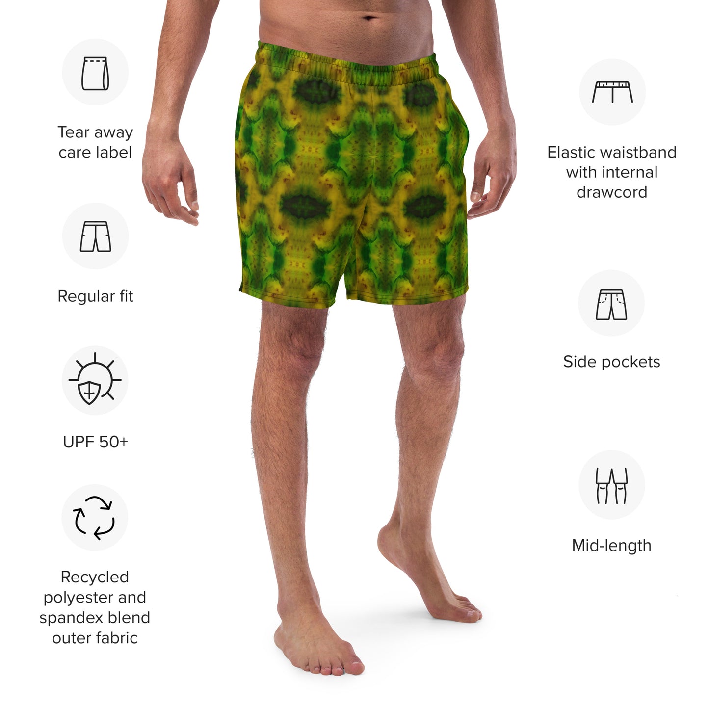 Swim Trunks (Virilis)(Purely Jade Light) RJSTHS2023 RJS