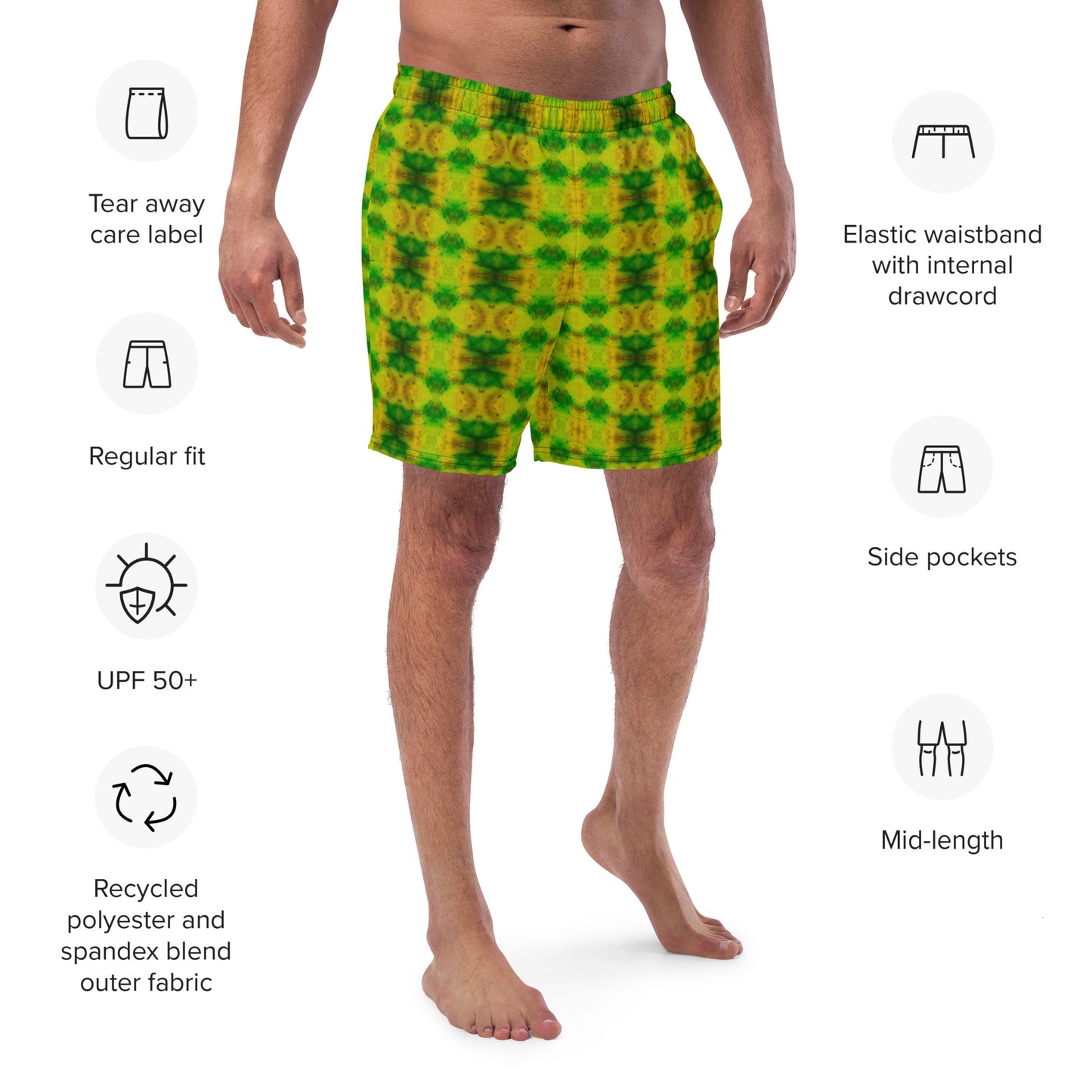 Swim Trunks (Virilis)(Purely Jade Light) RJSTHS2023 RJS