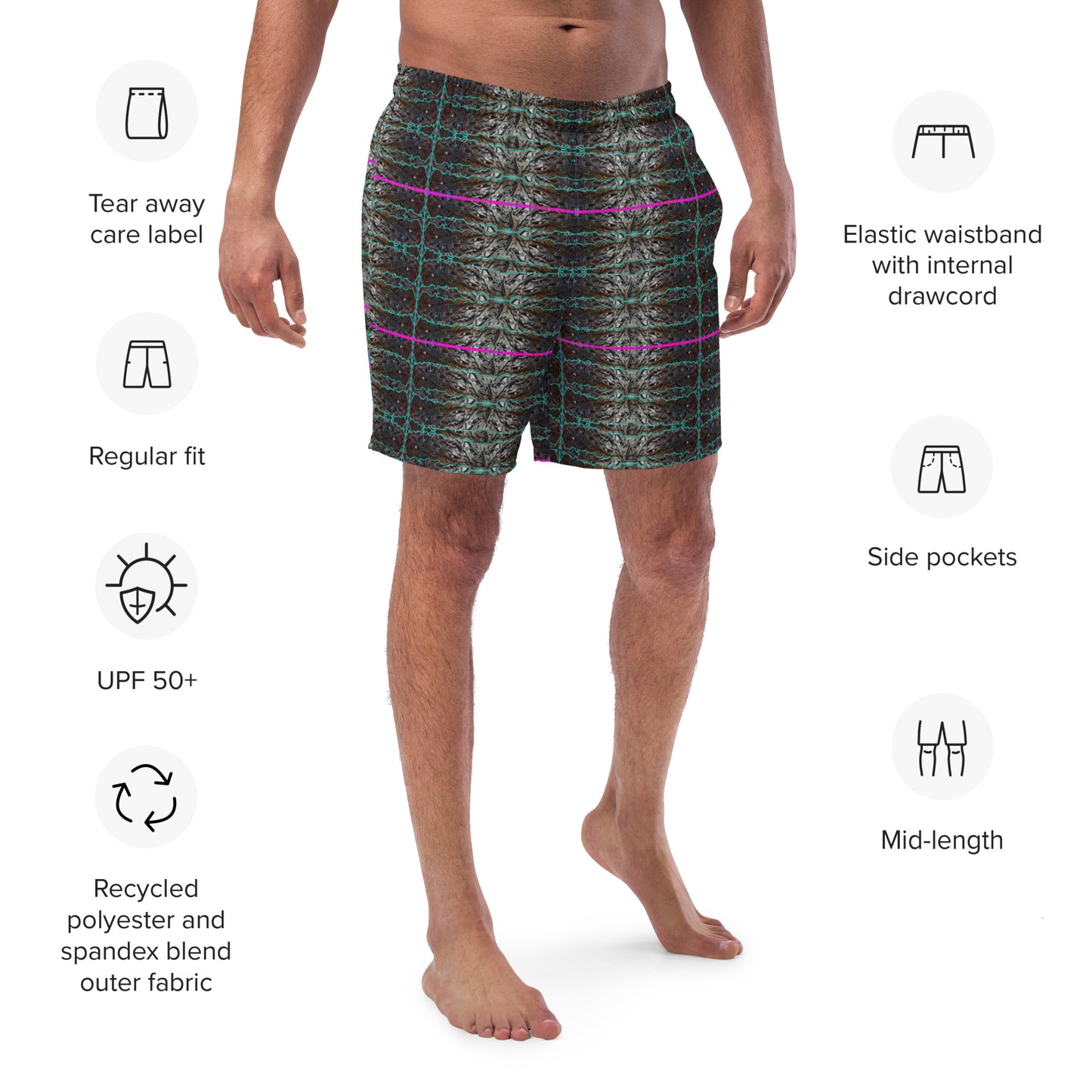 Swim Trunks (Virilis)(Rind#8 Tree Link) RJSTH@Fabric#8 RJSTHS2023 RJS