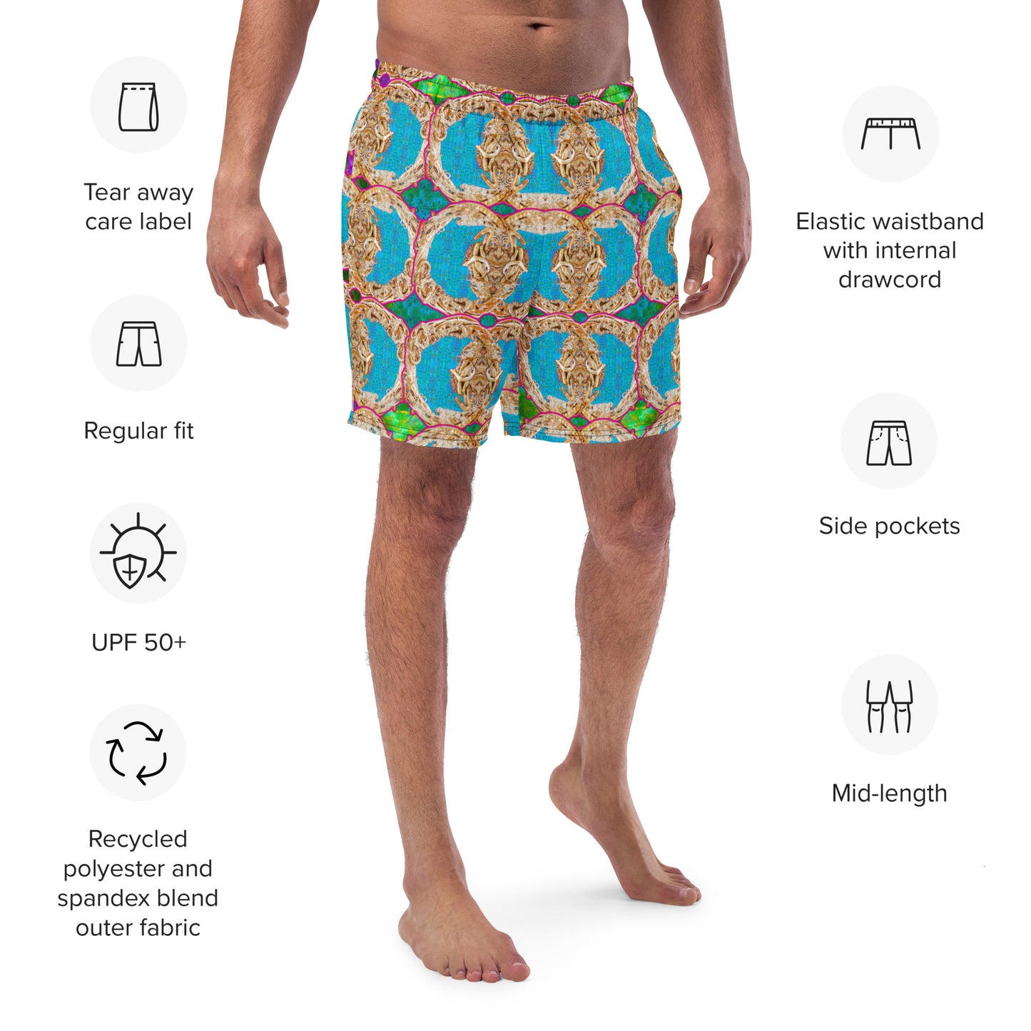 Swim Trunks (Virilis)(Ouroboros Smith Butterfly) RJSTH@Fabric#11 RJSTHS2023 RJS